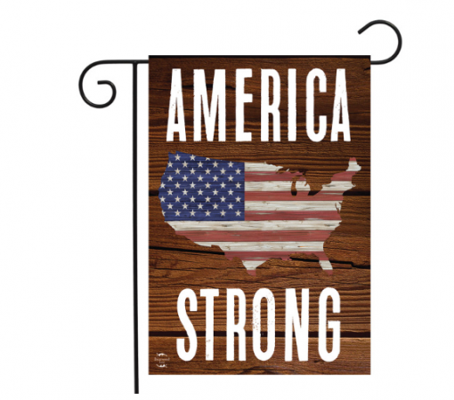 Briarwood Lane America Strong Patriotic Double-Sided Garden Flag #GFBL-G01481