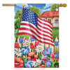 Briarwood Lane Americana Garden Summer House Flag #HFBL-H01782