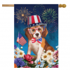 Briarwood Lane Celebrate Freedom Dog House Flag #HFBL-H01222