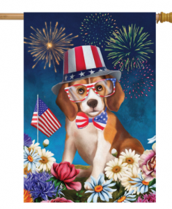 Briarwood Lane Celebrate Freedom Dog House Flag #HFBL-H01222