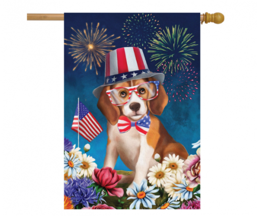 Briarwood Lane Celebrate Freedom Dog House Flag #HFBL-H01222