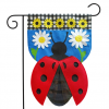 Briarwood Lane Sculpted Ladybug Spring Burlap Garden Flag #GFBL-G02041