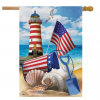 Briarwood Lane Sea To Shining Sea House Flag #HFBL-H01203