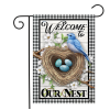 Briarwood Lane Welcome To Our Nest Garden Flag #GFBL-G01781