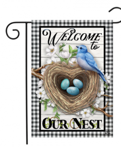 Briarwood Lane Welcome To Our Nest Garden Flag #GFBL-G01781