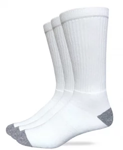 Carolina Ultimate Men's Cotton Crew Socks 3 Pack