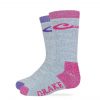 Drake Girls Merino Wool Blend Boot Socks 2 Pack