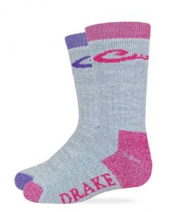 Drake Girls Merino Wool Blend Boot Socks 2 Pack