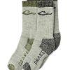 Drake Youth Merino Wool Heavyweight Crew Boot Socks 2 Pair Pack