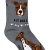 Foozys Ladies 2 Pair Pit Bull Dog Socks #FCC-28