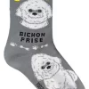 Foozys Ladies Bichon Frise Dog Socks #FCC-04