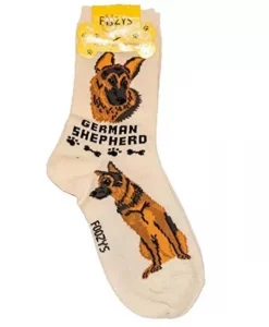 Foozys Ladies German Shepherd Dog Socks #FCC-16