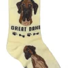 Foozys Ladies Great Dane Dog Socks #FCC-20