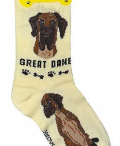 Foozys Ladies Great Dane Dog Socks #FCC-20