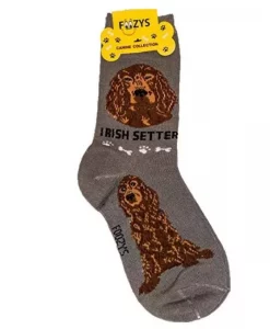 Foozys Ladies Irish Setter Canine Socks #FCC-45