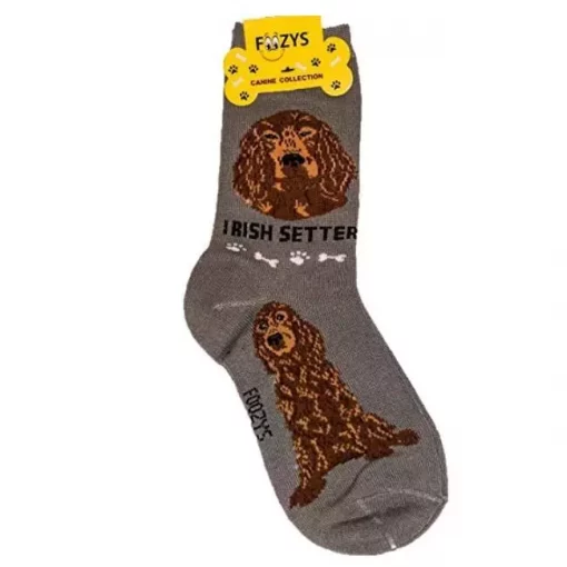 Foozys Ladies Irish Setter Canine Socks #FCC-45