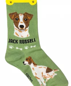 Foozys Ladies Jack Russell Terrier Dog Socks #FCC-23