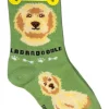 Foozys Ladies Labradoodle Dog Socks #FCC-59