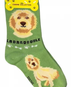 Foozys Ladies Labradoodle Dog Socks #FCC-59