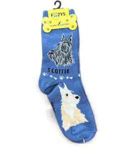 Foozys Ladies Scottie Dog Socks #FCC-53