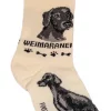 Foozys Ladies Weimaraner Dog Socks #FCC-40