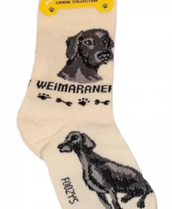 Foozys Ladies Weimaraner Dog Socks #FCC-40