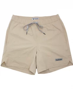 Local Boy Men's Swim Trunks - Khaki #L1600001KHK