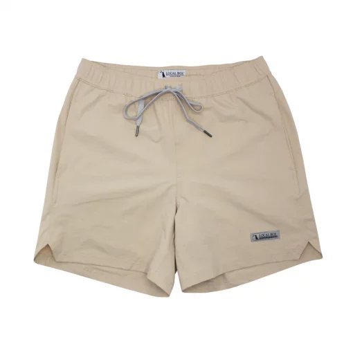 Local Boy Men's Swim Trunks - Khaki #L1600001KHK