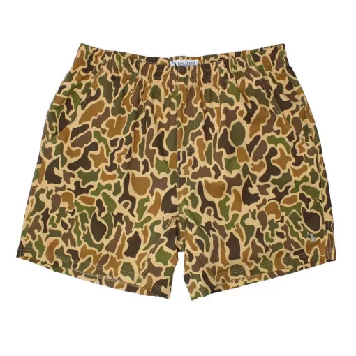 Local Boy Men's Volley Shorts- Old School Camo #L1600019OSC