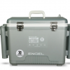 Engel 30Qt Live Bait Pro Cooler W/ AP3 Rechargeable Aerator -Silver #LBC30S-RH-PRO