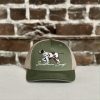 Southern Snap Signature Hunting Pointer Hat - Green/Tan