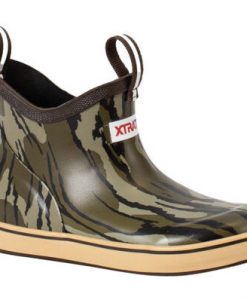 XTRATUF Big Kids' Ankle Deck Boot - Mossy Oak Bottomland #XKABMOB