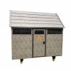 Antler Shed 5' x 8' Extreme Guide Series Hunting Blind With Horizontal Slider Windows #5-8S