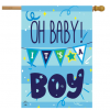 Briarwood Lane Baby Boy Double-Sided House Flag #HFBL-H01805