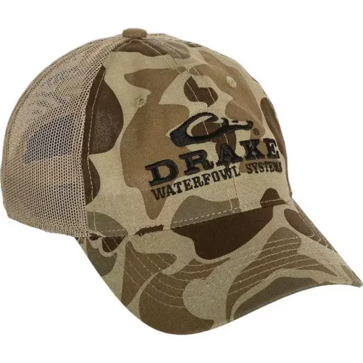  Drake Mesh Back Camo Cap Old School #DW1670018