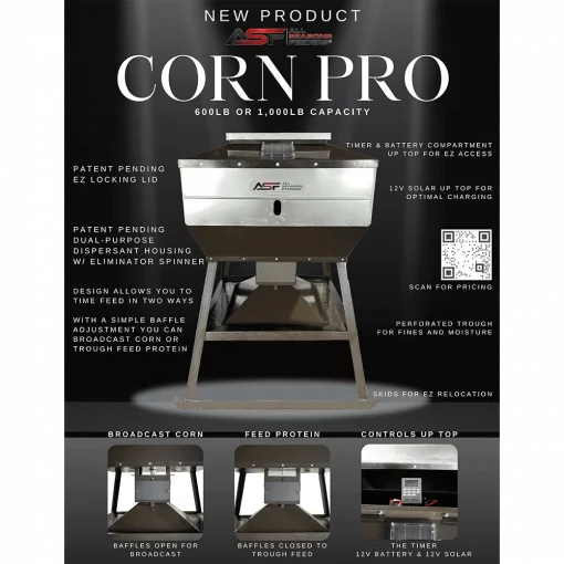 All Seasons Feeders 600LB Corn Pro Feeder