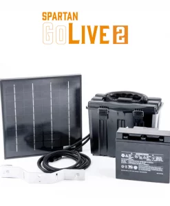 Spartan GoLive Kit – GoCam Battery Box Battery Solar Panel Kit