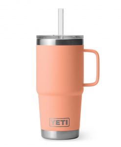 Yeti Rambler 25 Oz Straw Mug Lowcountry Peach #21071505353