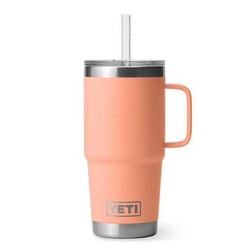 Yeti Rambler 25 Oz Straw Mug Lowcountry Peach #21071505353