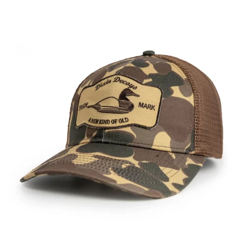 Dixie Decoys FrogSkin Camo Hat #HATCAMOBRN