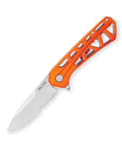 Buck 812 Trace Folding Knife Satin Drop Point Orange #0812ORX