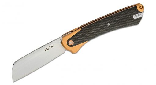 Buck Knives 263 Hiline XL Liner Lock Knife Black Micarta/Copper #0263CPS1