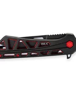 Buck Knives 811 Trace OPS Reverse Tanto Knife Black/Red Aluminum #0811BKS