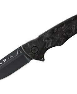 Buck Knives 843 Sprint Ops Flipper Knife Marbled Carbon Fiber Handles #0843CFS