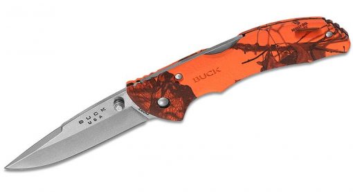 Buck Knives Bantam BLW Knife Mossy Oak Orange Camo #0285CMS9