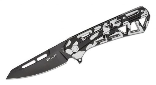 Buck Knives Trace Ops Flipper Knife Black And White Camo #0811CMS