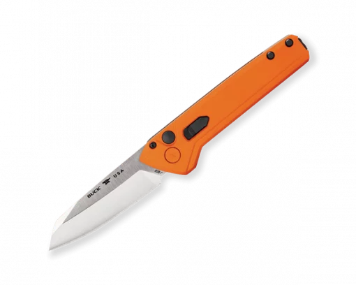 Buck Knives Wharncliffe Deploy Auto Knife - Orange #0838ORS