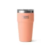 Yeti Rambler 20 Oz Stackable Magsafe Lower Peach #21071505464