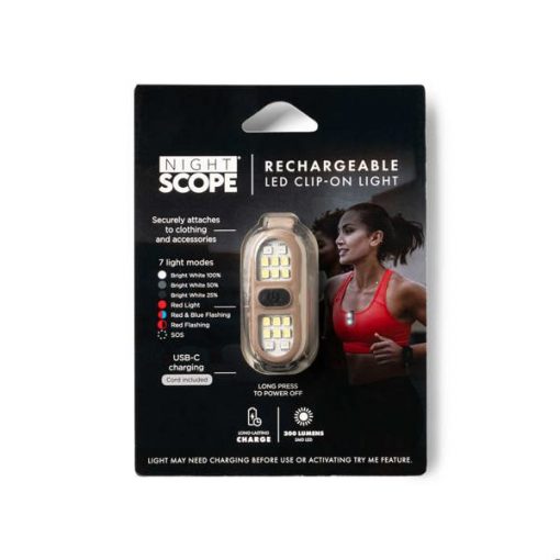 Night Scope Rechargeable Led Clip On Light #NGTCL12