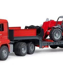 Bruder Toys Man TGA Low Loader Truck With Manitou Loader #BT02774